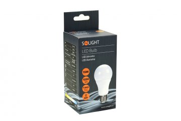 LED žárovka, klasický tvar, 15W, E27, 3000K, 220°, 1275lm