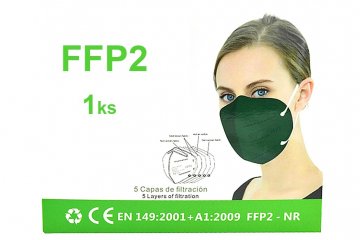 Respirátor FFP2 NR LK-Z1510 - Nefritově zelený, 1ks