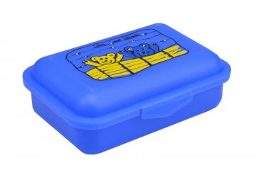 Svačinový box TVAR 14,5x9,5x5,5cm - Modrý s…