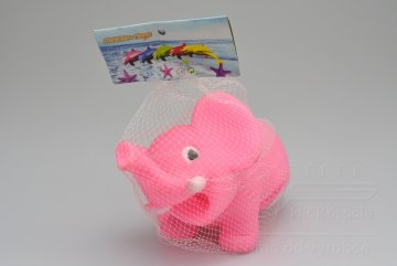 Gumová chrochtací hračka pro psy - Slon (21x12cm)