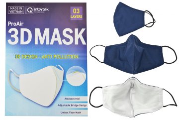 Antibakteriální 3D maska Pro Air - Tmavě modrá