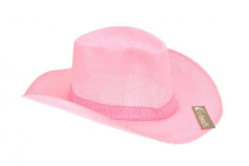 Letní klobouk 38x36cm, 631557 - Růžový