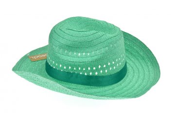 Letní klobouk 34x31cm, 631552 - Zelený