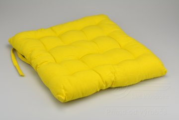 Podsedák na židli (40x40x6cm) - Žlutý