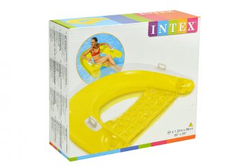 Nafukovací křeslo INTEX - Žluté (152x99cm)