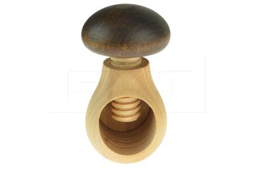 Dřevěný louskáček na ořechy - Hříbek