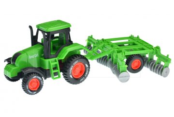 Traktor s návěsem na orbu GAZELO (19cm) - Mix barev