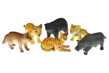 Zvířátka safari (7cm) - Set 6ks