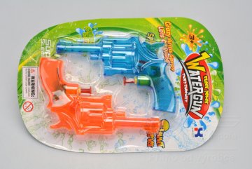 Sada 2ks dětských pistolí na vodu WIKY - Modrá a oranžová (14cm)