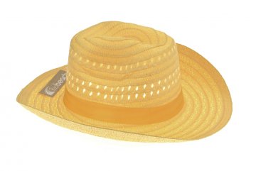 Letní klobouk 34x31cm, 631552 - Žlutý