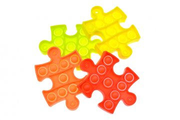 Fidget Popit antistresová hračka Puzzle 4ks