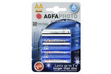 Alkalické baterie Agfa Photo AA MN1500 1.5V - 4ks