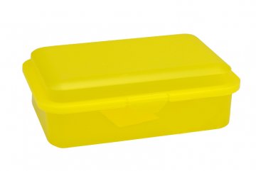 Svačinový box TVAR 15x10x6cm - Žlutý