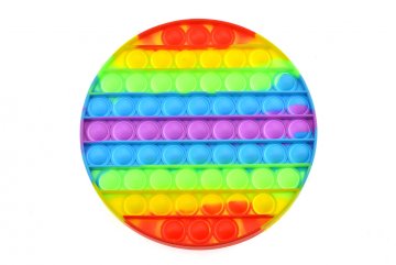 Fidget Popit Rainbow antistresová hračka Kruh