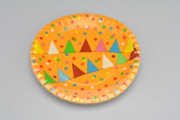 Jednorázový papírový talíř pro děti - Narozeninový set 8ks (18cm)