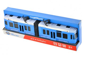 Tramvaj / trolejbus (31cm) - Modrá