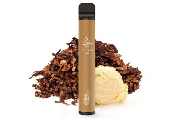 ELF BAR 600 Cream Tobacco, 20mg/ml, balení 10ks