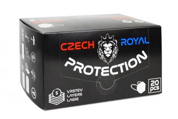 Czech Royal Protection respirátor FFP2 - 20ks