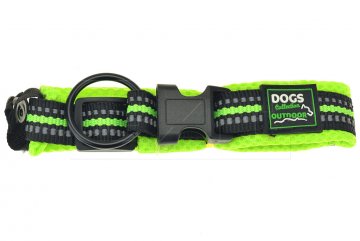 Reflexní obojek pro psy DOGS 35-40cm - Zelený