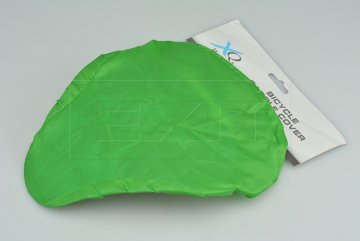 Pláštěnka/potah na sedlo kola QX (26x23cm) - Zelený