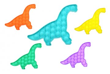 Fidget Popit antistresová hračka Dinosaurus 1ks