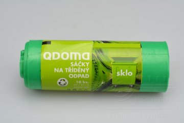 Pytle na skleněný odpad QDOMA 10ks (60x80cm) 60l