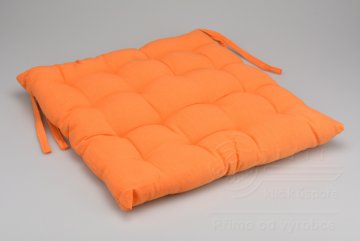 Podsedák na židli (40x40x6cm) - Oranžový