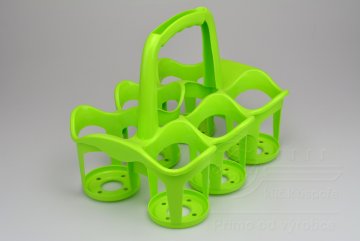 Plastový nosič na 6ks lahví BANQUET - Zelený…