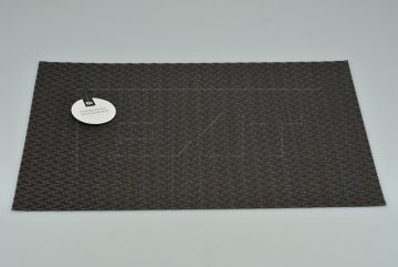Pletené plastové prostírání EH (45x30.5cm) - Černé