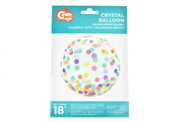 Fóliový párty balonek (46cm) - Barevný