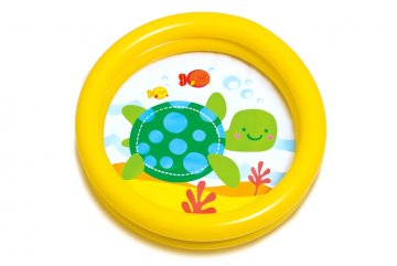 Dětský bazének INTEX (61x15cm) - Žlutý s želvičkou