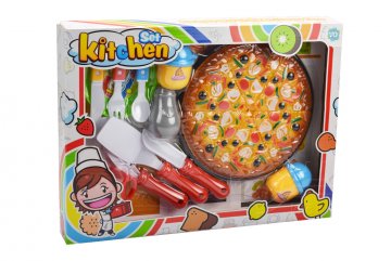 Dětská sada do kuchyňky GAZELO - Pizza (18cm)