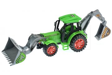Traktor s radlicemi GAZELO (33cm) - Zelený