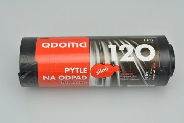 Silné pytle na odpad QDOMA 10ks 120l (70x110cm)