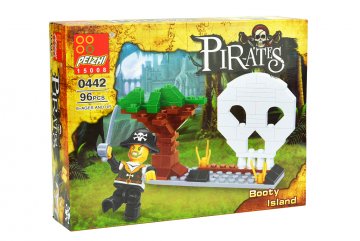 Stavebnice 0442, 96 dílků Pirates - Pirátský…