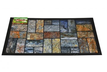 Bytová rohožka PERFECT HOME 40x60cm - Břidlicová mozaika