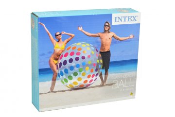 Obří nafukovací plážový míč INTEX (183cm)