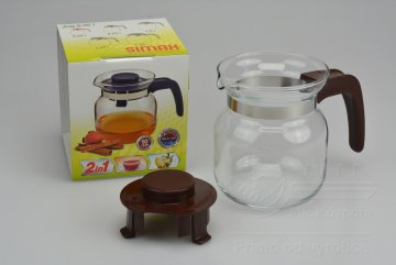 Konvice na čaj SIMAX 0,35l - Hnědá (10,5cm)