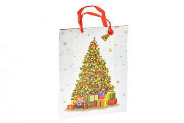 Dárková taška (30x41x12cm) - Vánoční stromeček