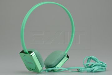 Stereo sluchátka s mikrofonem KEEKA (KE-700) - Zelené