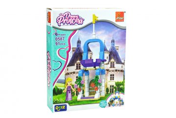 Stavebnice 0587, 91 dílků Dream Princess - Brána 1