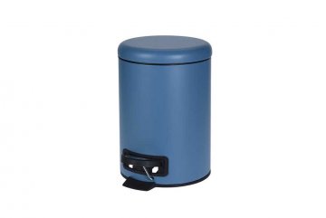 Odpadkový koš do koupelny 3L, modrý