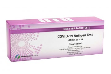 SAFECARE COVID-19 Antigen Rapid Test Kit slinný 5…