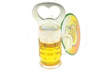 Otvírák na pivo ve tvaru piva