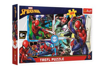 Puzzle Spiderman zachraňuje 160 dílků
