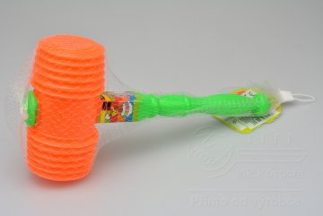Dětské plastové BOOM BOOM kladívko GAZELO - Oranžové (31cm)