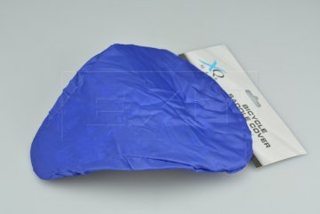 Pláštěnka/potah na sedlo kola QX (26x23cm) - Modrý