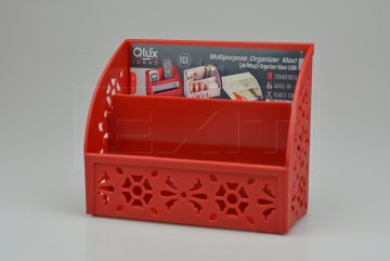 Dekorační organizér na stůl QLUX (16x13x7cm) - Červený