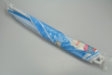 Plážový slunečník s pruhy - Modro-bílý (152x142cm)