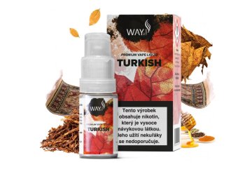 Turkish Tobacco - Liquid WAY to Vape 10ml, 18mg